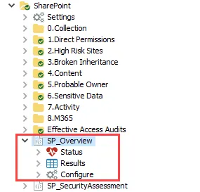 SP_Overview Job in the Jobs Tree