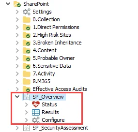 SP_Overview Job in the Jobs Tree