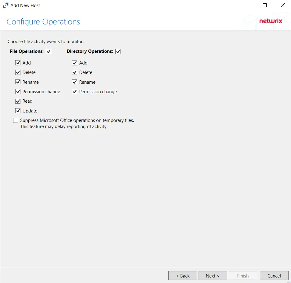 Configure Operations