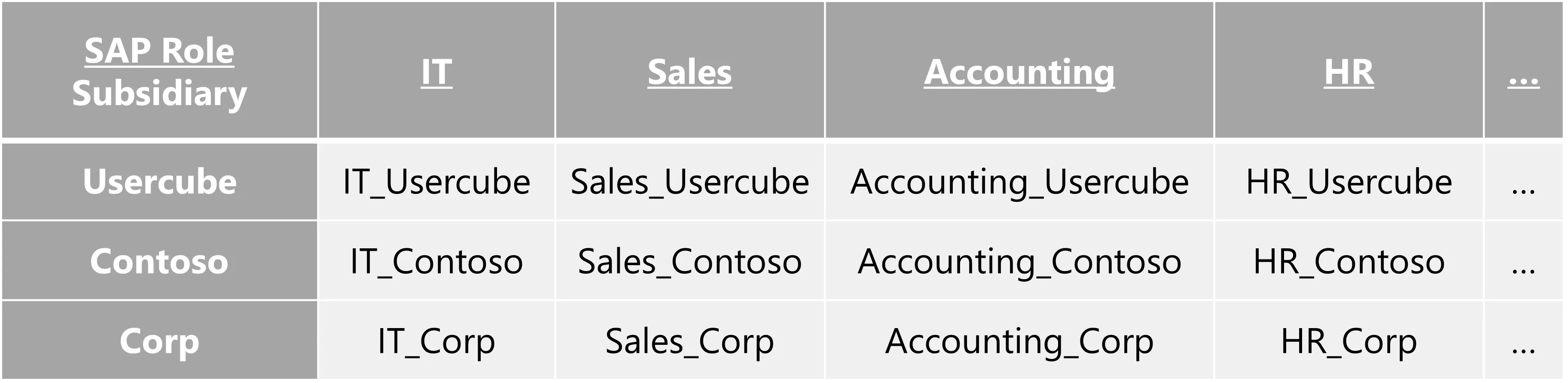 Role Matrix