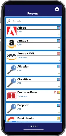 MobileApp - personal passwords