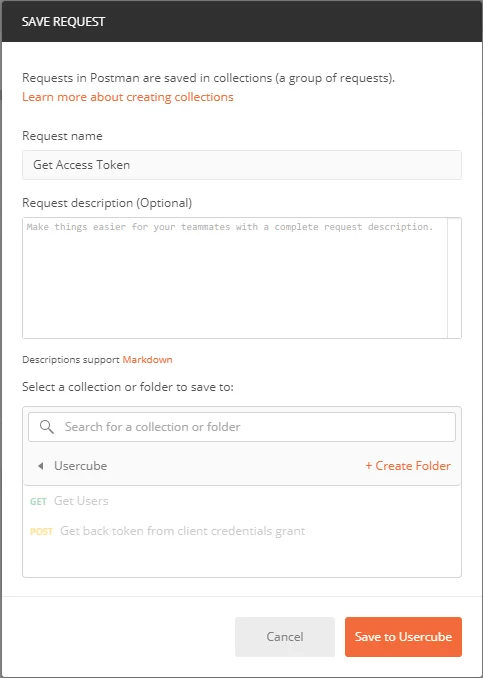 Postman: New Request Fields