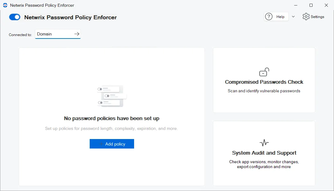 Configuration Console Dashboard