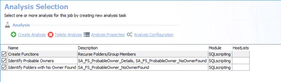Analysis Tasks for the SP_ProbableOwner Job