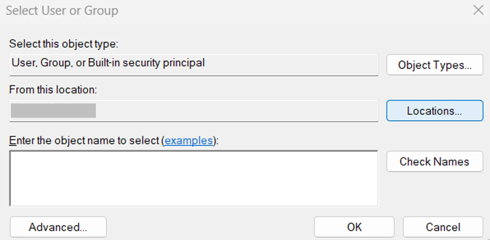 Working Directory Properties: Step 3