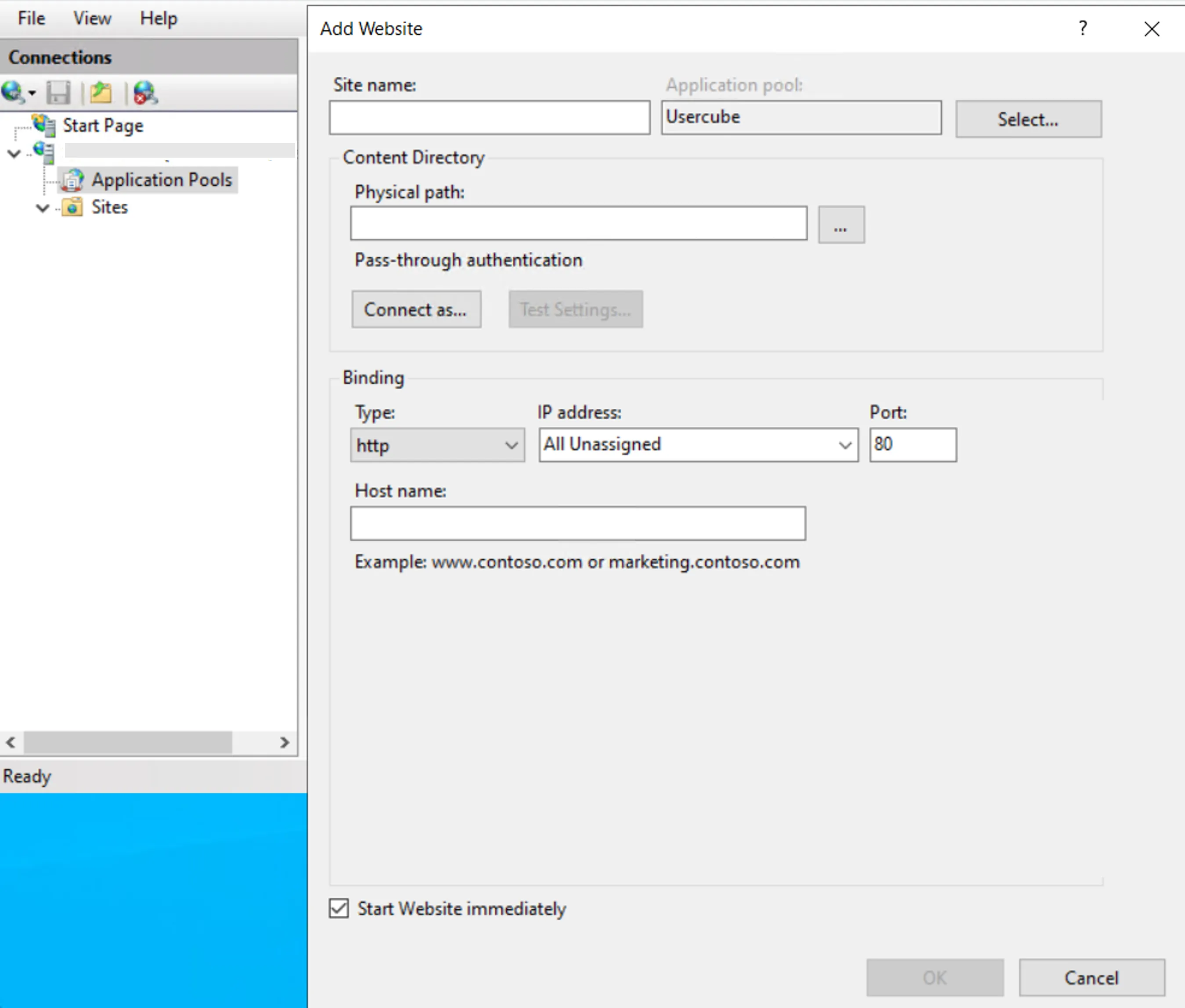 IIS: Step 3