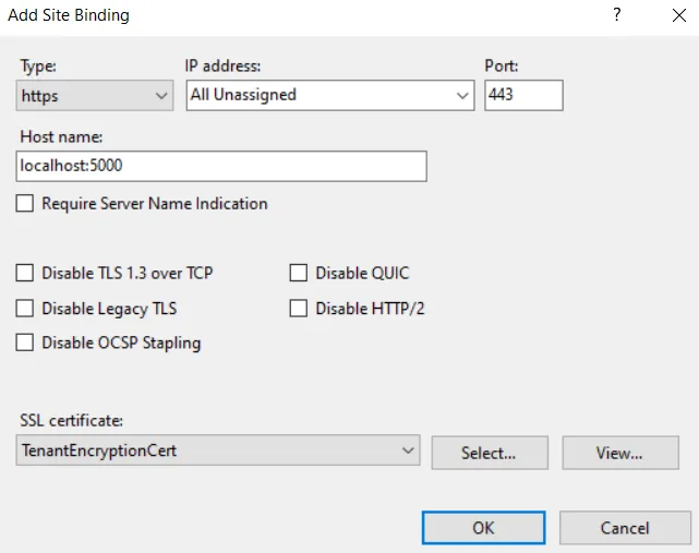IIS Server Certificate: Step 3