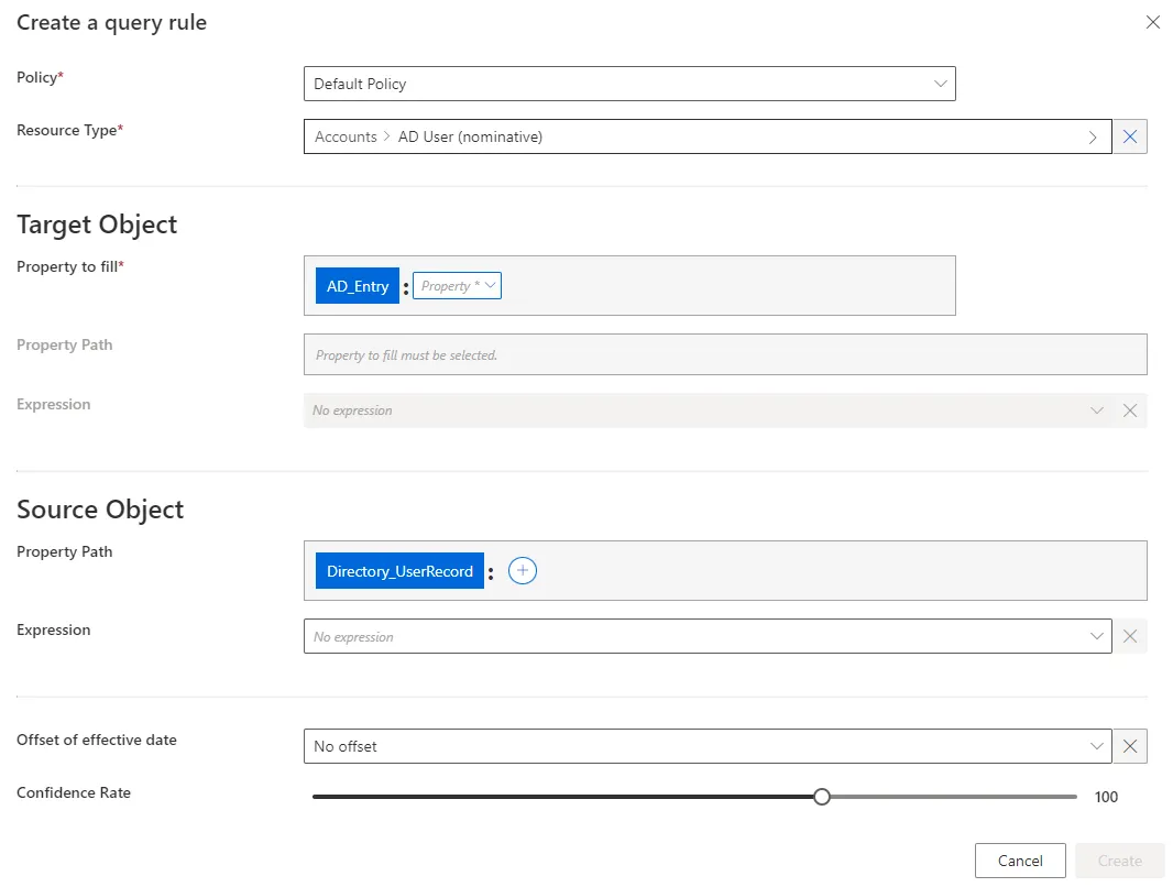 Query Rule Fields