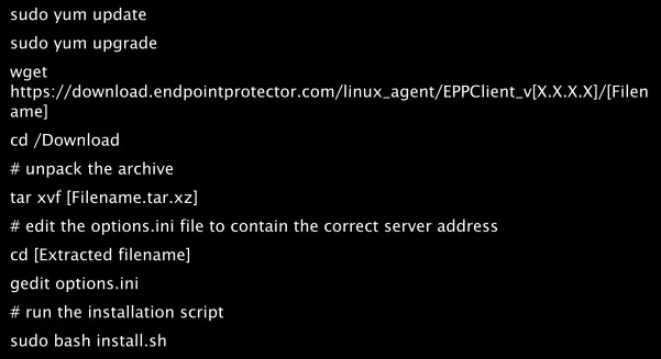 RedHat based distributions