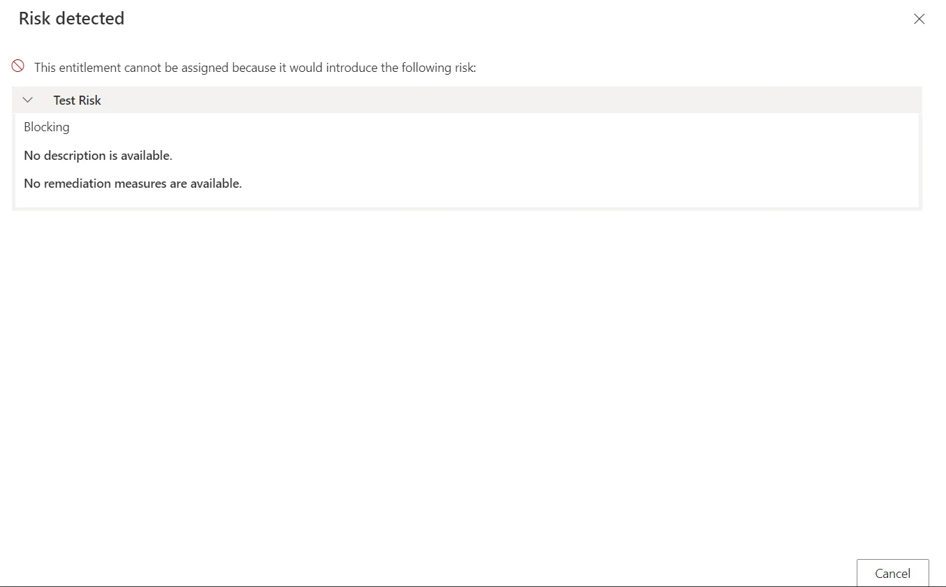 Exemption Policy - Blocking