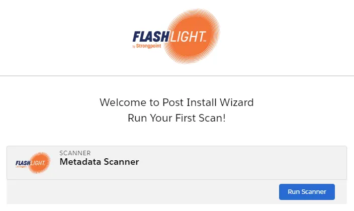 Run the Scanner to start the documentation process
