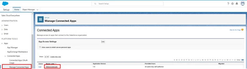 salesforce-manageconnectedapps