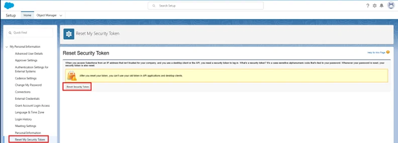 salesforce-resetseuritytoken