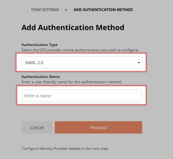 add authentication method