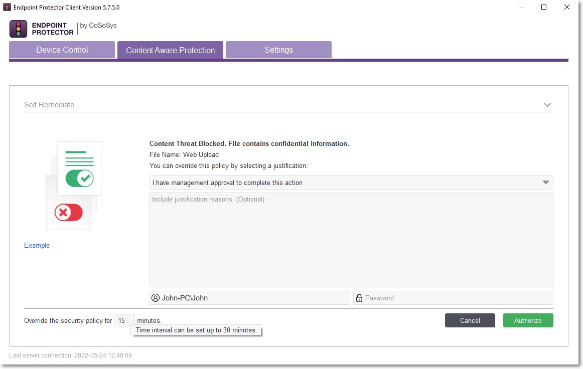 Configuring Self Remediate 