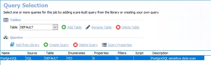 Query Selection