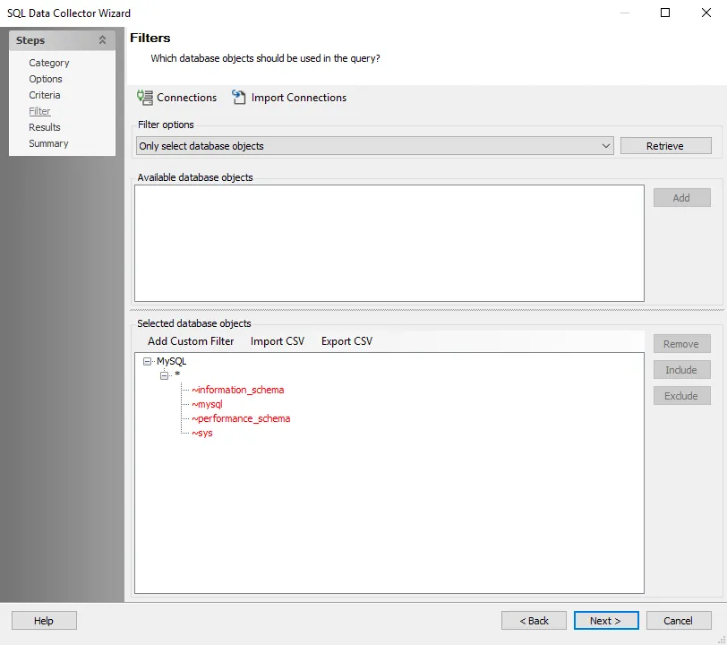 Filters Page