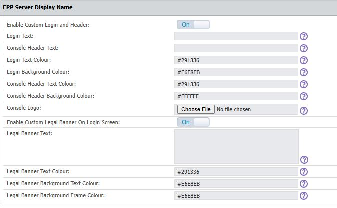 EPP Server Display Name