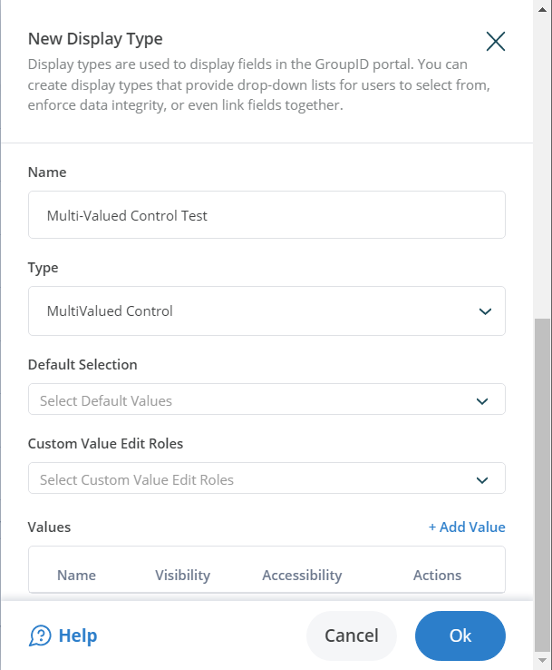 Create and Use a Multi-Valued Control Custom Display Type | Netwrix ...
