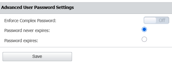 Password settings in System Security section of Endpoint Protector