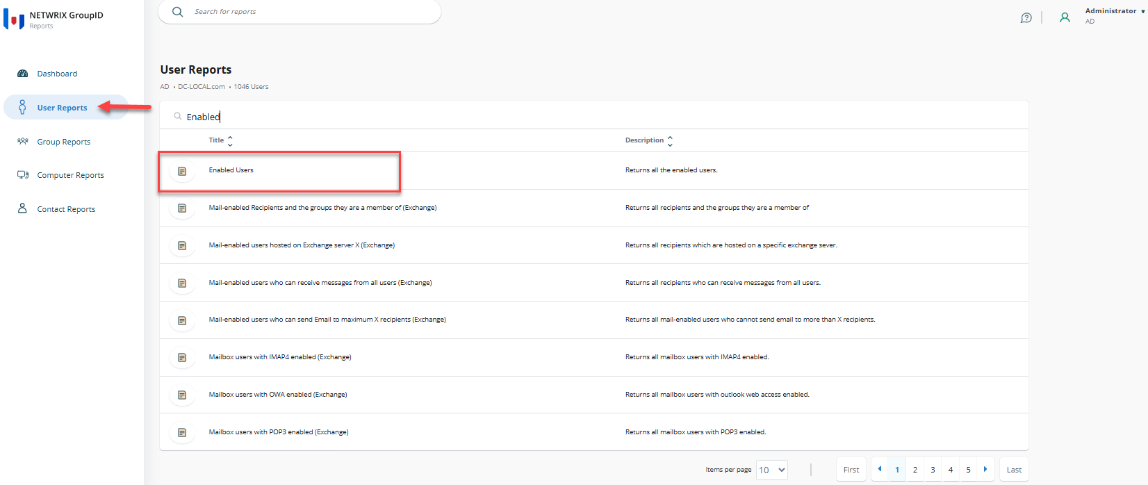 Generate a Report on Enabled Users Without Managers | Netwrix Product ...
