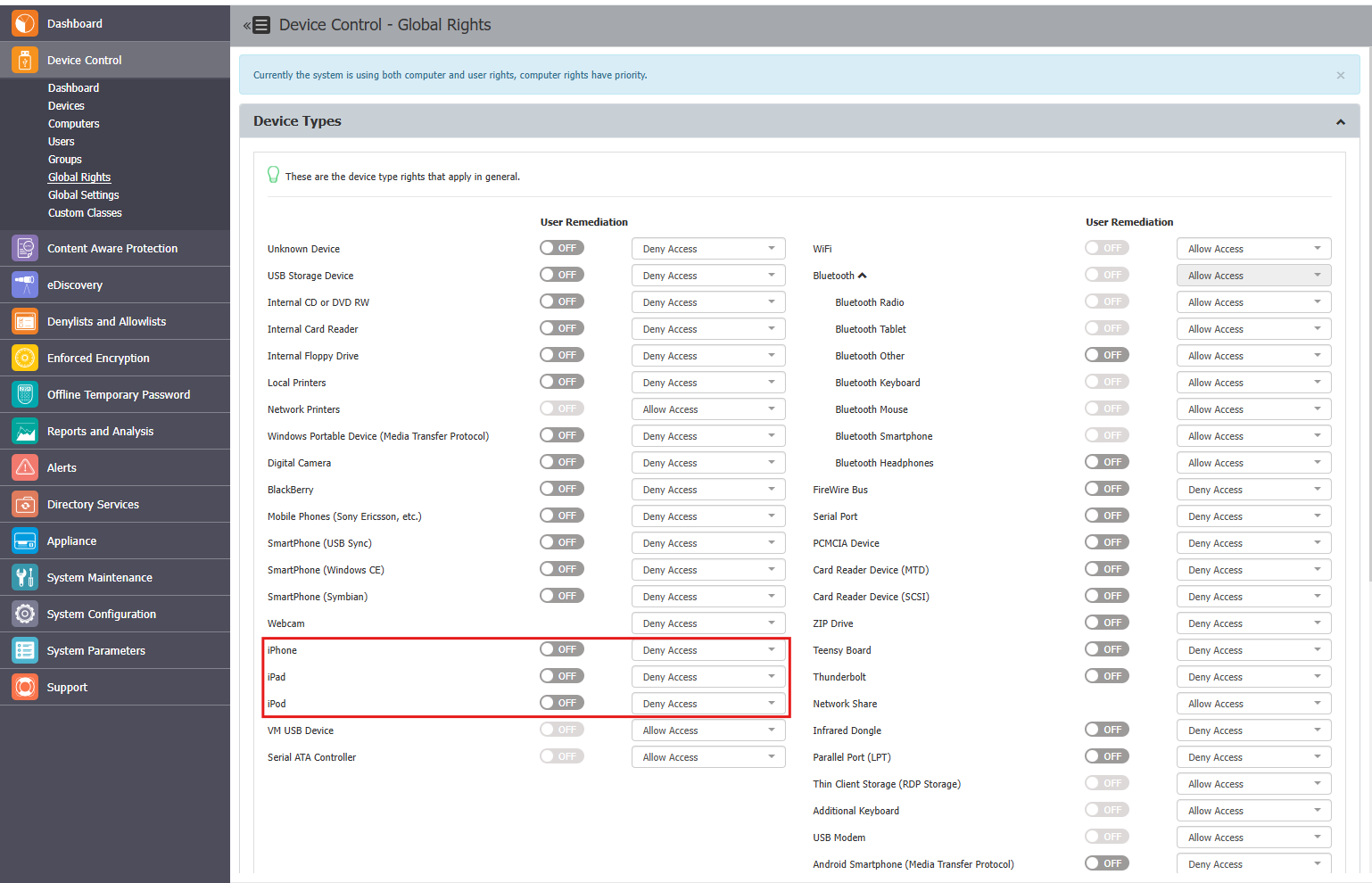 How to Control iDevices on Endpoint Protector for Mac | Netwrix Product ...