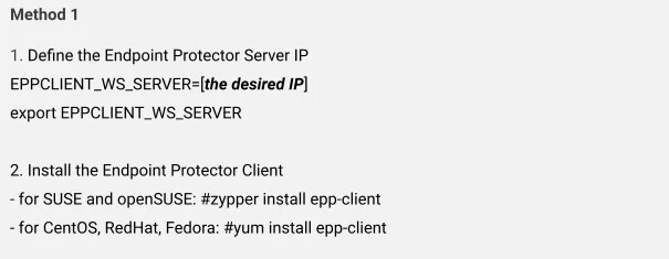 Setting the Endpoint Protector Server IP