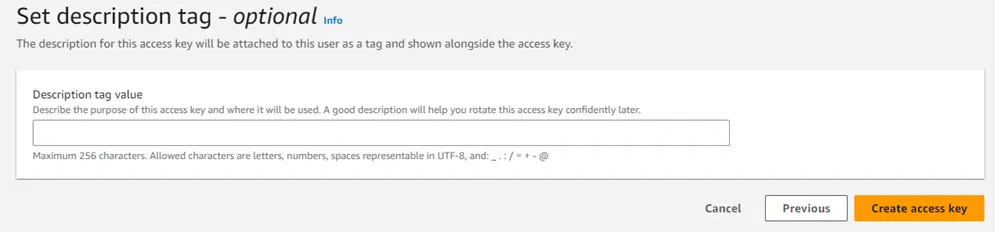 Set Tag and Create Key