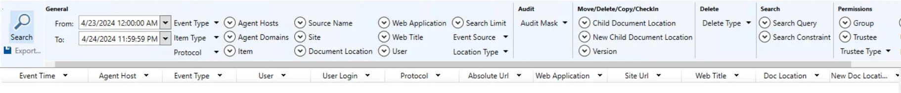 SharePoint New Search Tab