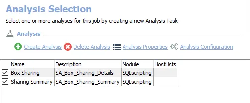 Analysis Tasks for the Dropbox_Sharing Job