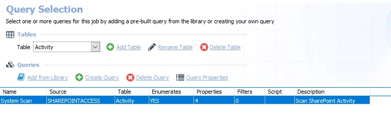 Query Selection