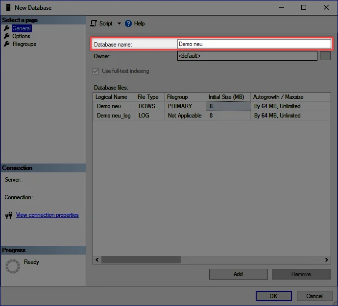 integrate the database