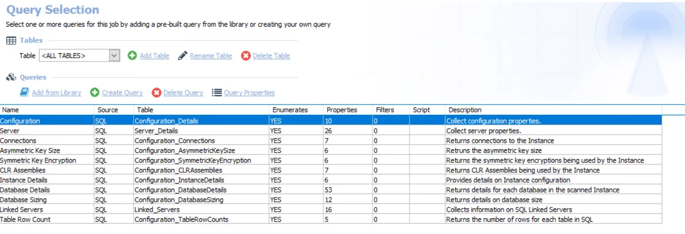 Query Selection