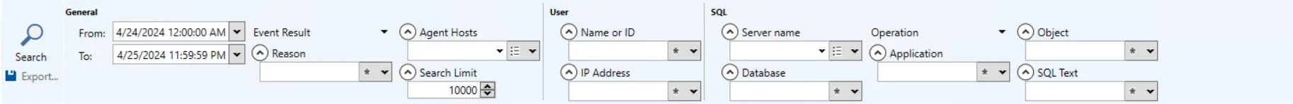 SQL Server Search Query