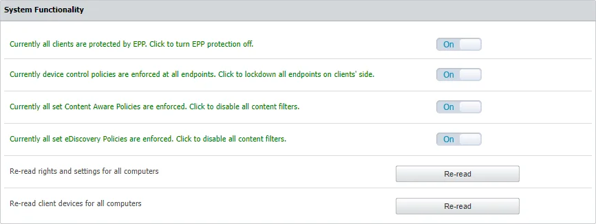 Enable EPP , as well as just speciﬁc modules