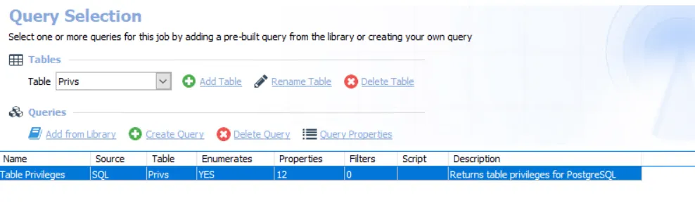 Query Selection