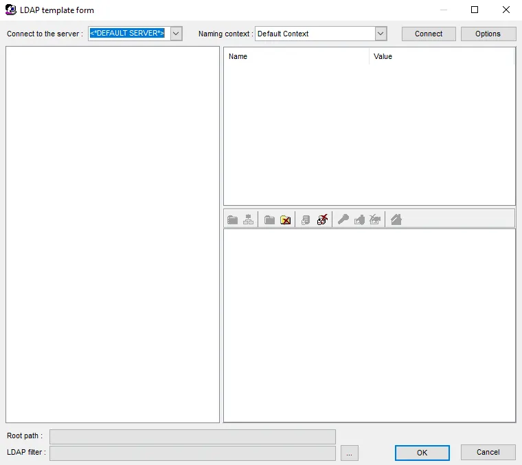 LDAP template form