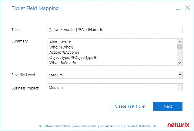 ticketfieldmapping