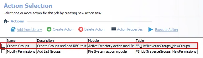 FS_TraverseGroups action tasks