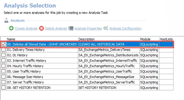 Troubleshooting task selection