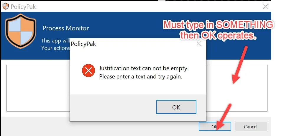 A screenshot of a computer error message Description automatically generated