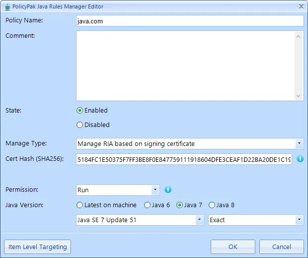 using_policypak_java_rules_6