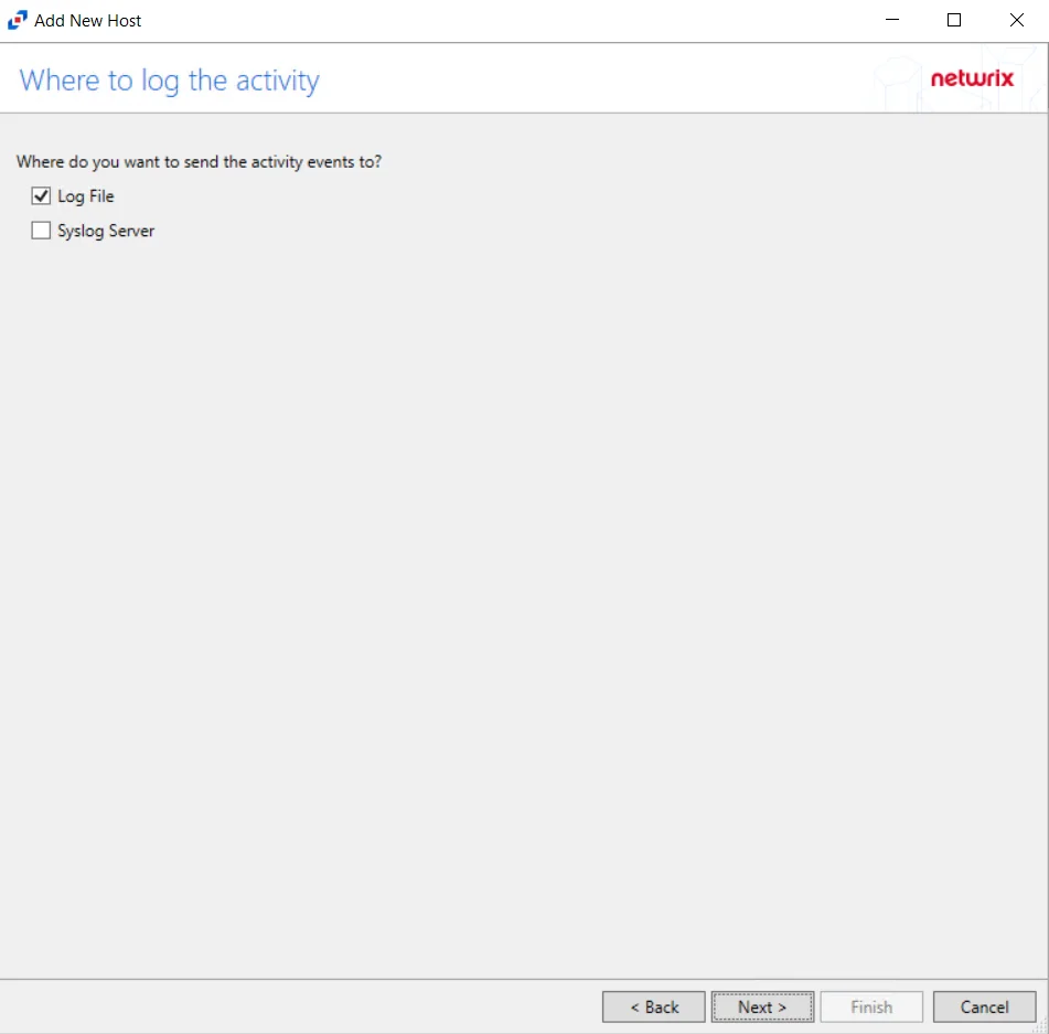 Where to Log the Activity Page Generic