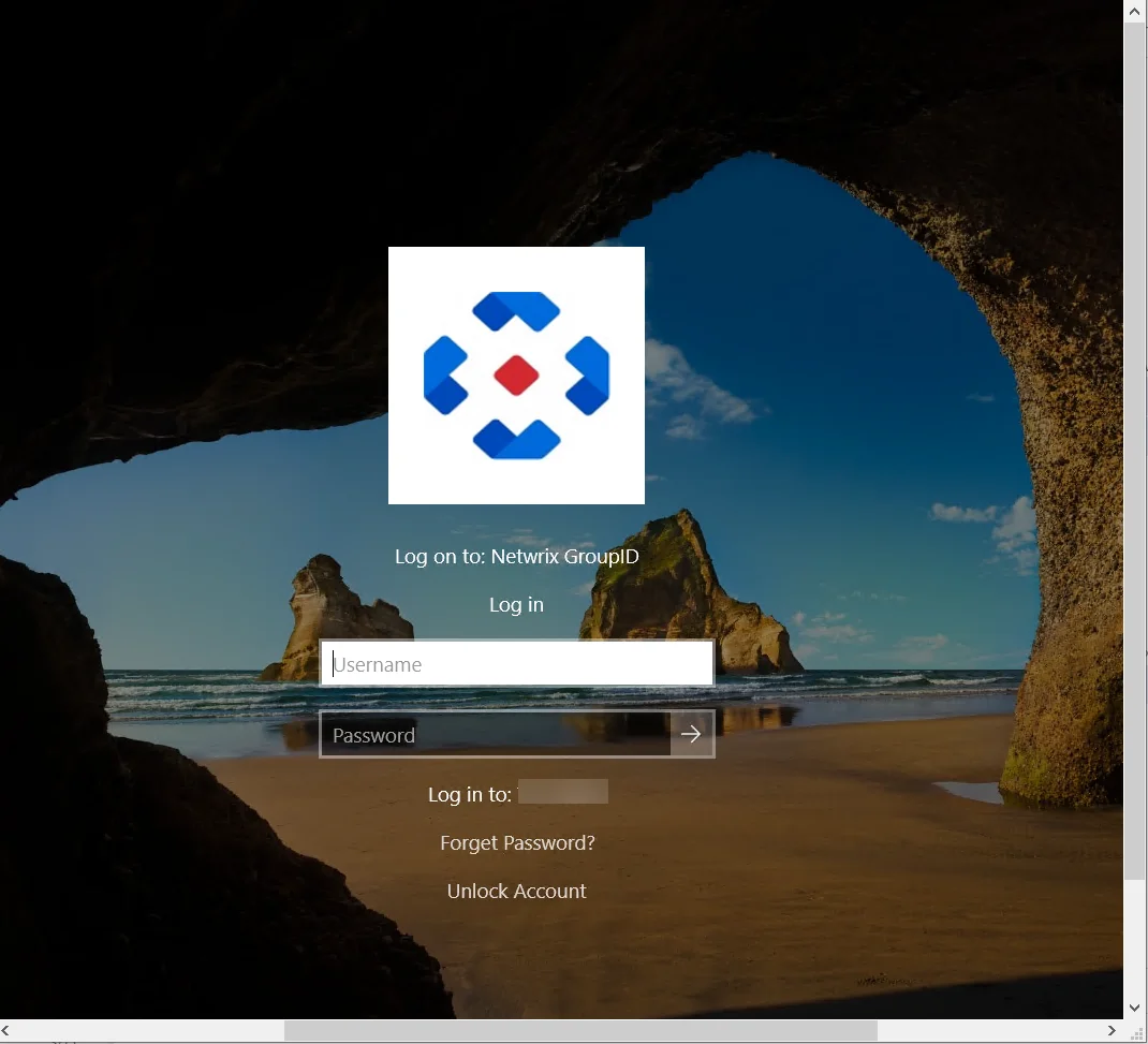 Windows Logon screen