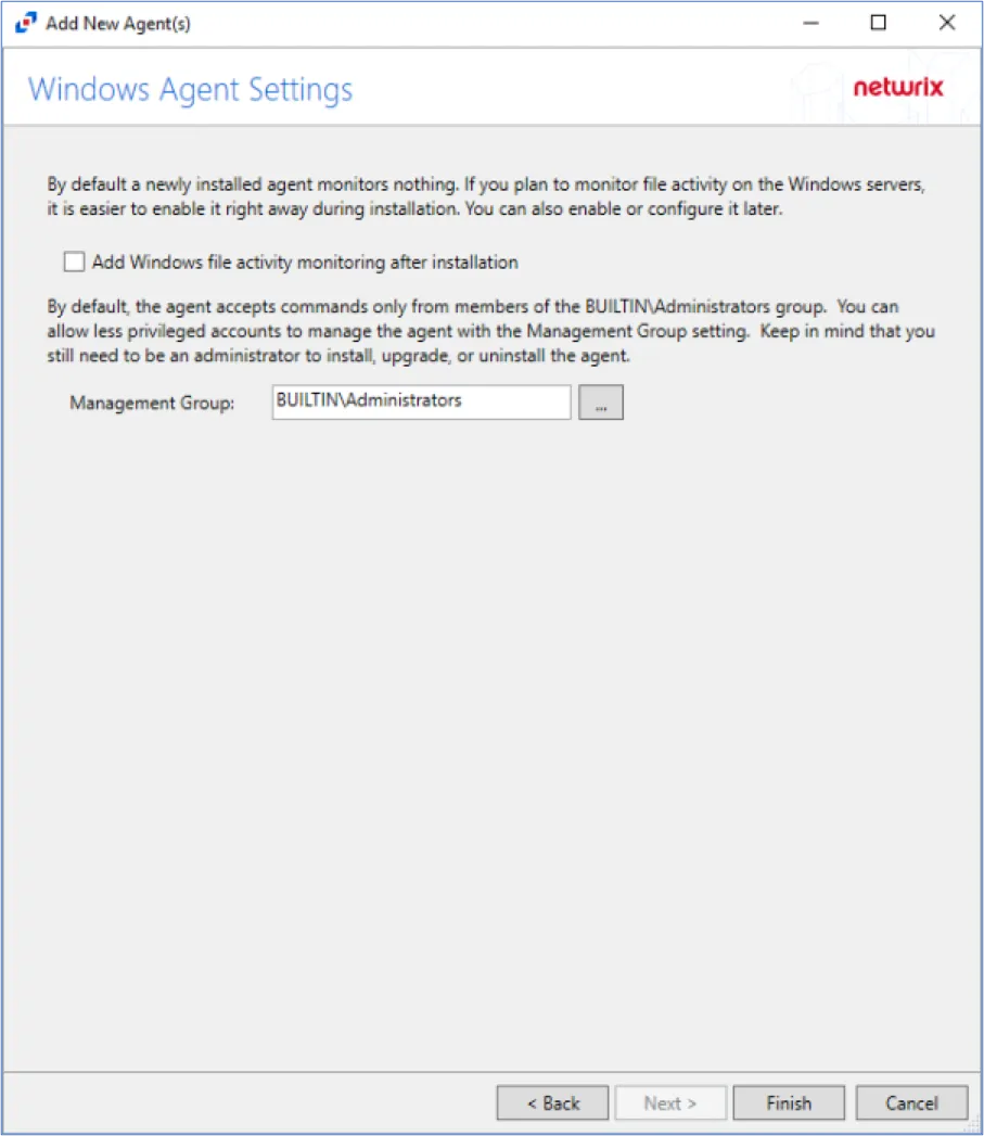 Agent Settings