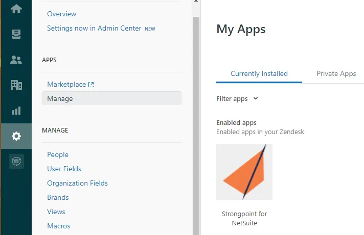 Configure the Strongpoint Zendesk app