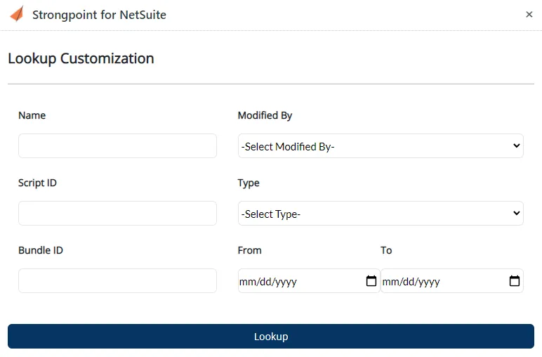 Add customizations to the Change Request