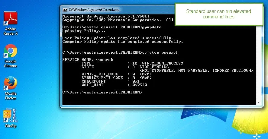 A computer screen with a black and white text
Description automatically generated