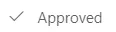 Workflow State: Approved