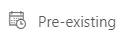 Workflow State: Pre-existing